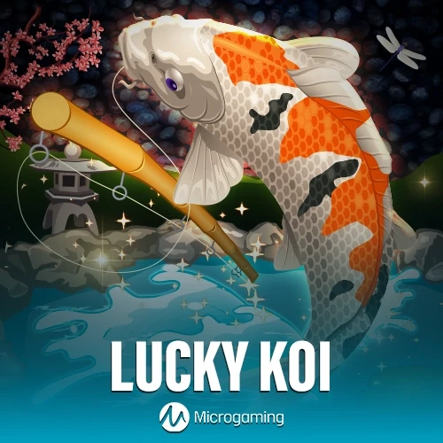 아름다운 비주얼의 잉어가 있는 Lucky Koi 슬롯