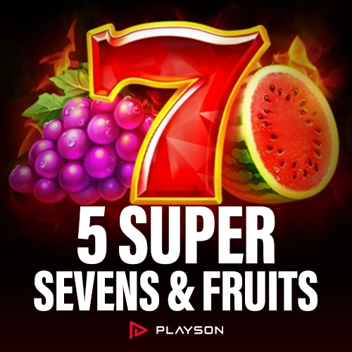 오늘 5 Super Sevens & Fruits 온라인 게임으로 즐기세요